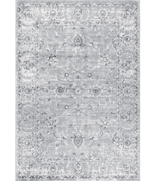 MODERN PERSIAN Area Rug Modern Vintage Light Grey 4 ft. x 6 ft. Area Rug