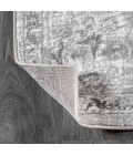 MODERN PERSIAN Area Rug Modern Vintage Medallion Light Grey 6' Square Area Rug