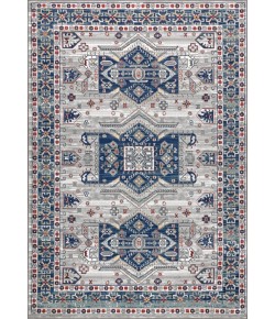 Jonathany Modern Persian MDP108A Light Grey/Blue Area Rug 5 ft. 3 in. X 7 ft. 6 in. Rectangle