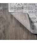 MODERN PERSIAN Area Rug Modern Vintage Medallion Light Gray 5 ft. x 8 ft. Area Rug