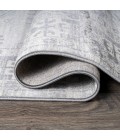 MODERN PERSIAN Area Rug Modern Vintage Medallion Light Gray 2 ft. x 10 ft. Runner Rug
