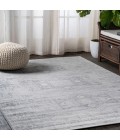 MODERN PERSIAN Area Rug Modern Vintage Medallion Light Gray 5 ft. x 8 ft. Area Rug