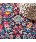 MODERN PERSIAN Area Rug Modern Boho Floral Multi/Purple 9 ft. x 12 ft. Area Rug