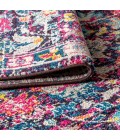 MODERN PERSIAN Area Rug Modern Boho Floral Multi/Purple 9 ft. x 12 ft. Area Rug