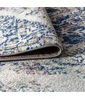MODERN PERSIAN Area Rug Modern Boho Vintage Cream/Blue 3 ft. x 5 ft. Area Rug