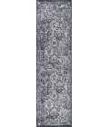 MODERN PERSIAN Area Rug Modern Boho Vintage Trellis Black/Ivory 2 ft. x 8 ft. Runner Rug