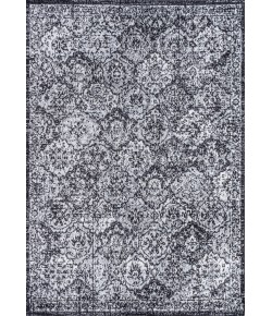 Jonathany Modern Persian MDP205B Black/Ivory Area Rug 7 ft. 8 in. X 10 ft. Rectangle