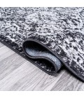 MODERN PERSIAN Area Rug Modern Boho Vintage Trellis Black/Ivory 2 ft. x 8 ft. Runner Rug