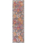 MODERN PERSIAN Area Rug Modern Boho Vintage Trellis Ivory/Navy/Multi 2 ft. x 8 ft. Runner Rug