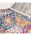 MODERN PERSIAN Area Rug Modern Boho Vintage Trellis Multi 3 ft. x 5 ft. Area Rug