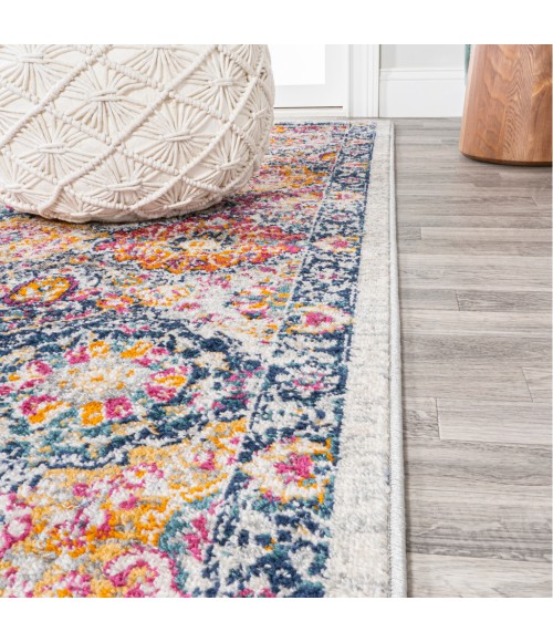 MODERN PERSIAN Area Rug Modern Boho Vintage Trellis Multi 3 ft. x 5 ft. Area Rug