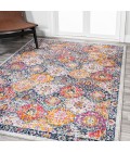 MODERN PERSIAN Area Rug Modern Boho Vintage Trellis Multi 3 ft. x 5 ft. Area Rug