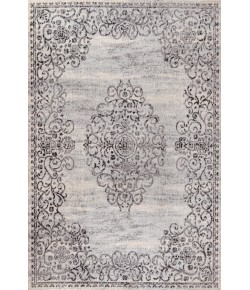 Jonathany Modern Persian MDP206A Dark Gray/Cream Area Rug 4 ft. X 6 ft. Rectangle