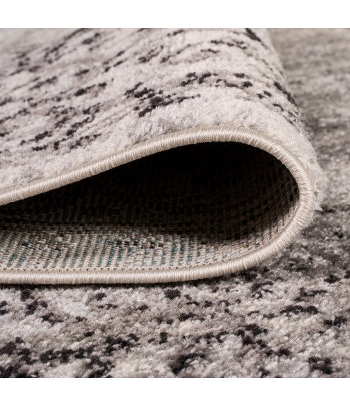 Minori Filigree Medallion Dark Gray/Cream 2 ft. x 8 ft. Runner Rug