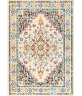 MODERN PERSIAN Area Rug Brooklyn Geometric Medallion Beige/Ivory 5 ft. x 8 ft. Area Rug