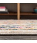 MODERN PERSIAN Area Rug Brooklyn Geometric Medallion Beige/Ivory 2 ft. x 8 ft. Runner Rug