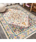MODERN PERSIAN Area Rug Brooklyn Geometric Medallion Beige/Ivory 5 ft. x 8 ft. Area Rug