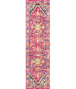 Jonathany Modern Persian MDP207C Red/Pink Area Rug 2 ft. 3 in. X 8 ft. Runner