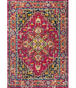 Jonathany Modern Persian MDP207C Red/Pink Area Rug 4 ft. X 6 ft. Rectangle