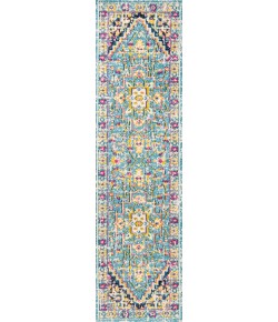 Jonathany Modern Persian MDP207E Blue/Multi Area Rug 2 ft. 3 in. X 8 ft. Runner Jonathany Modern Persian MDP207E Blue/Multi Area Rug 2 ft. 3 in. X 8 ft. Runner