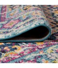 MODERN PERSIAN Area Rug Brooklyn Geometric Medallion Blue/Multi 5 ft. x 8 ft. Area Rug