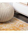 Audrey Bohemian Ornate Medallion Orange/White 3 ft. x 5 ft. Area Rug