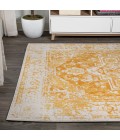 Audrey Bohemian Ornate Medallion Orange/White 3 ft. x 5 ft. Area Rug