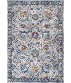 Jonathany Modern Persian MDP210A Light Gray/Blue Area Rug 5 ft. 3 in. X 7 ft. 7 in. Rectangle