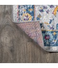 MODERN PERSIAN Area Rug Izil Modern Persian Light Gray/Blue 5 ft. x 8 ft. Area Rug