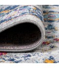 MODERN PERSIAN Area Rug Izil Modern Persian Light Gray/Blue 2 ft. x 8 ft. Runner Rug