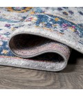 MODERN PERSIAN Area Rug Izil Modern Persian Light Gray/Blue 2 ft. x 8 ft. Runner Rug