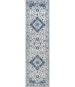 Jonathany Modern Persian MDP212A Blue/Gray Area Rug 2 ft. 3 in. X 8 ft. Runner