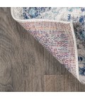 MODERN PERSIAN Area Rug Indhira Ornate Medallion Persian Blue/Gray 9 ft. x 12 ft. Area Rug
