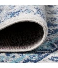 MODERN PERSIAN Area Rug Indhira Ornate Medallion Persian Blue/Gray 2 ft. x 8 ft. Runner Rug