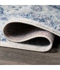 MODERN PERSIAN Area Rug Indhira Ornate Medallion Persian Blue/Gray 2 ft. x 8 ft. Runner Rug