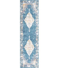 Jonathany Modern Persian MDP213A Turquoise/Gray Area Rug 2 ft. 3 in. X 8 ft. Runner