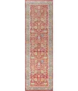 Jonathany Modern Persian MDP303A Burgundy Area Rug 2 ft. 2 in. X 8 ft. Runner