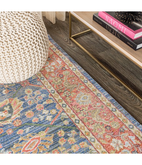 MODERN PERSIAN Area Rug Alba Modern Faded Peshawar Plum/Terracotta 2 ft. x 8 ft. Runner Rug