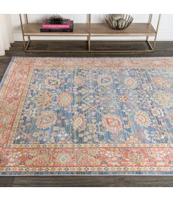 Jonathany Modern Persian MDP304C Plum/Terracotta Area Rug 5 ft. 3 in. X 7 ft. 7 in. Rectangle