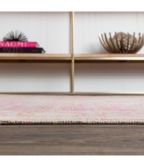 Khilana Floral Medallion Deep Rose/Ivory 2 ft. x 8 ft. Runner Rug