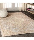 MODERN PERSIAN Area Rug Petras Modern Ornate Medallion Gray/Brown 5 ft. x 8 ft. Area Rug