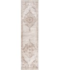 MODERN PERSIAN Area Rug Alhambra Ornate Medallion Modern Cream/Red 2 ft. x 10 ft. Runner Rug