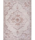 MODERN PERSIAN Area Rug Alhambra Ornate Medallion Modern Cream/Red 4 ft. x 6 ft. Area Rug