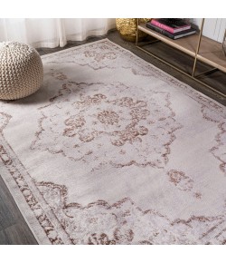Jonathany Modern Persian MDP400A Cream/Red Area Rug 3 ft. X 5 ft. Rectangle