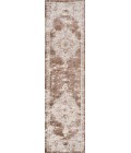 Alhambra Ornate Medallion Modern Brown/Cream 2 ft. x 10 ft. Runner Rug