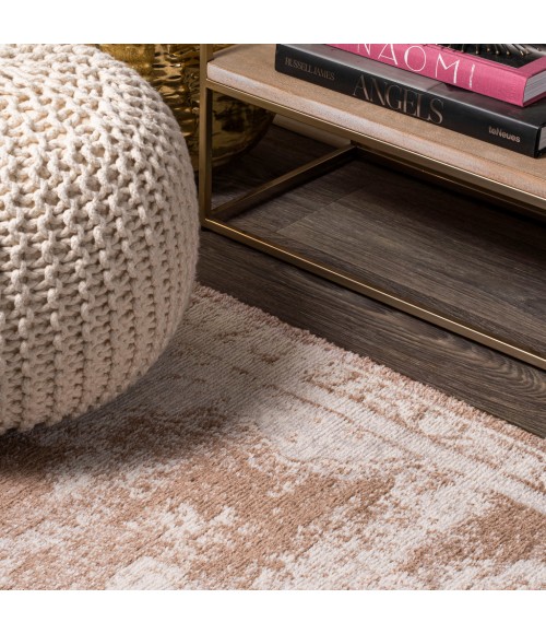 MODERN PERSIAN Area Rug Alhambra Ornate Medallion Modern Brown/Cream 3 ft. x 5 ft. Area Rug
