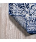 MODERN PERSIAN Area Rug Alhambra Ornate Medallion Modern Navy/Ivory 4 ft. x 6 ft. Area Rug