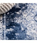 MODERN PERSIAN Area Rug Alhambra Ornate Medallion Modern Navy/Ivory 4 ft. x 6 ft. Area Rug