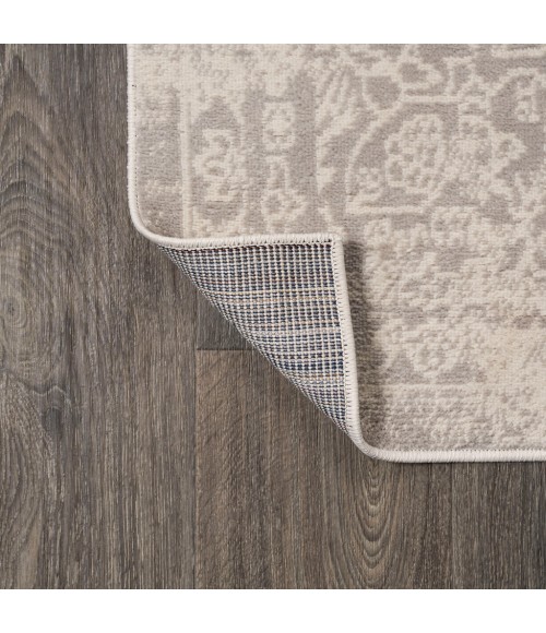MODERN PERSIAN Area Rug Alhambra Ornate Medallion Modern Ivory 8 ft. x 10 ft. Area Rug