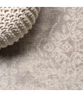 MODERN PERSIAN Area Rug Alhambra Ornate Medallion Modern Ivory 8 ft. x 10 ft. Area Rug